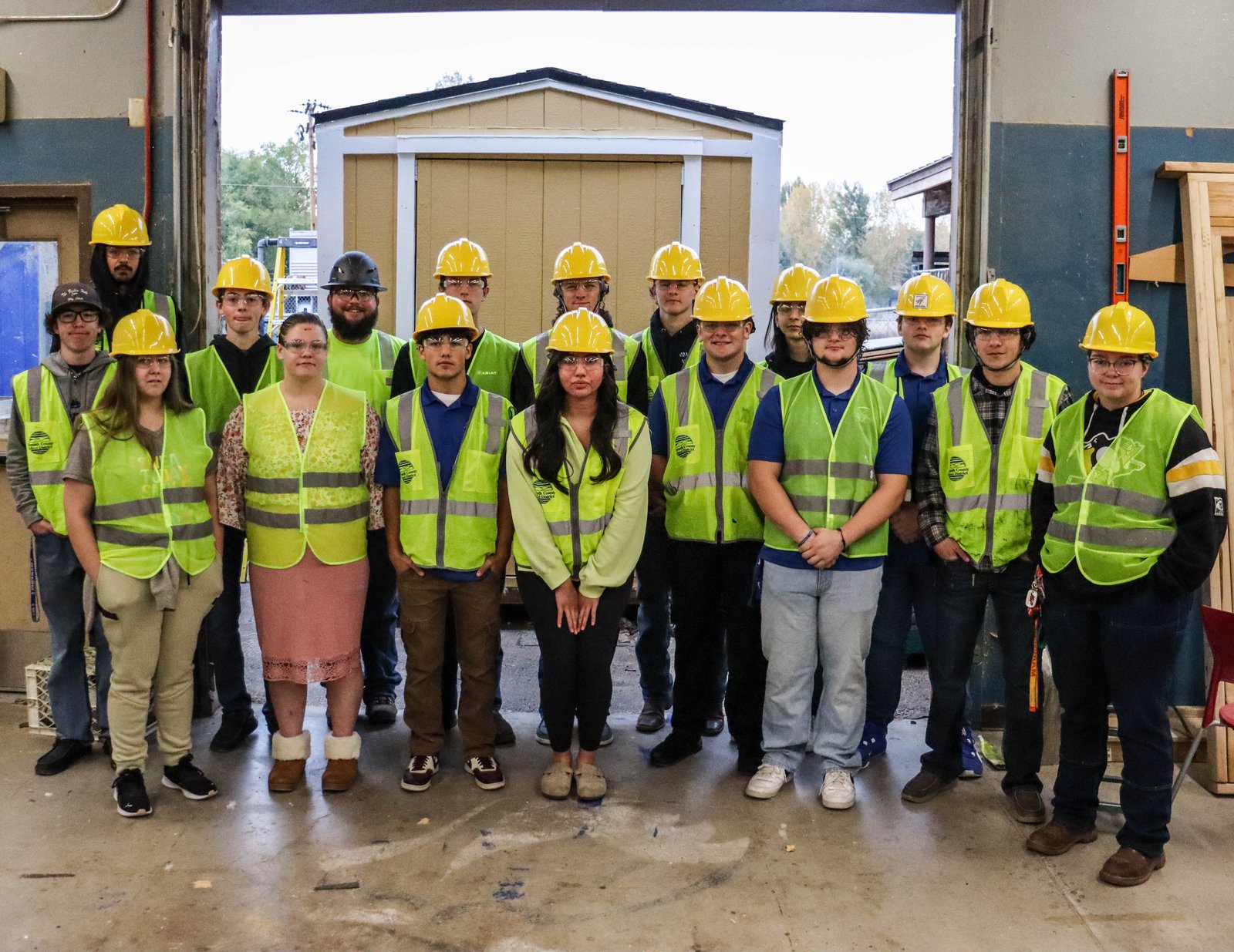 Building hope: Students construct sheds for fire-affected families