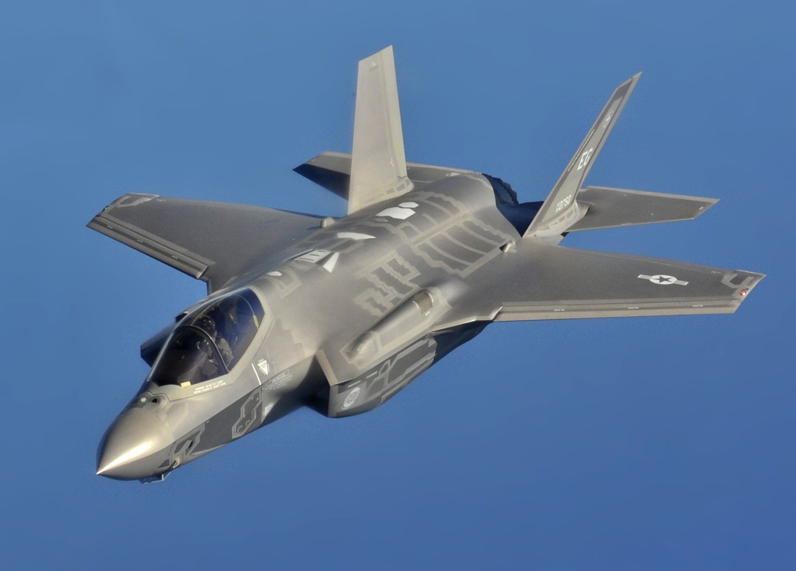 An F-35A Lightning II in flight. Kingsley Field's F-35As are set to arrive in summer 2027.
