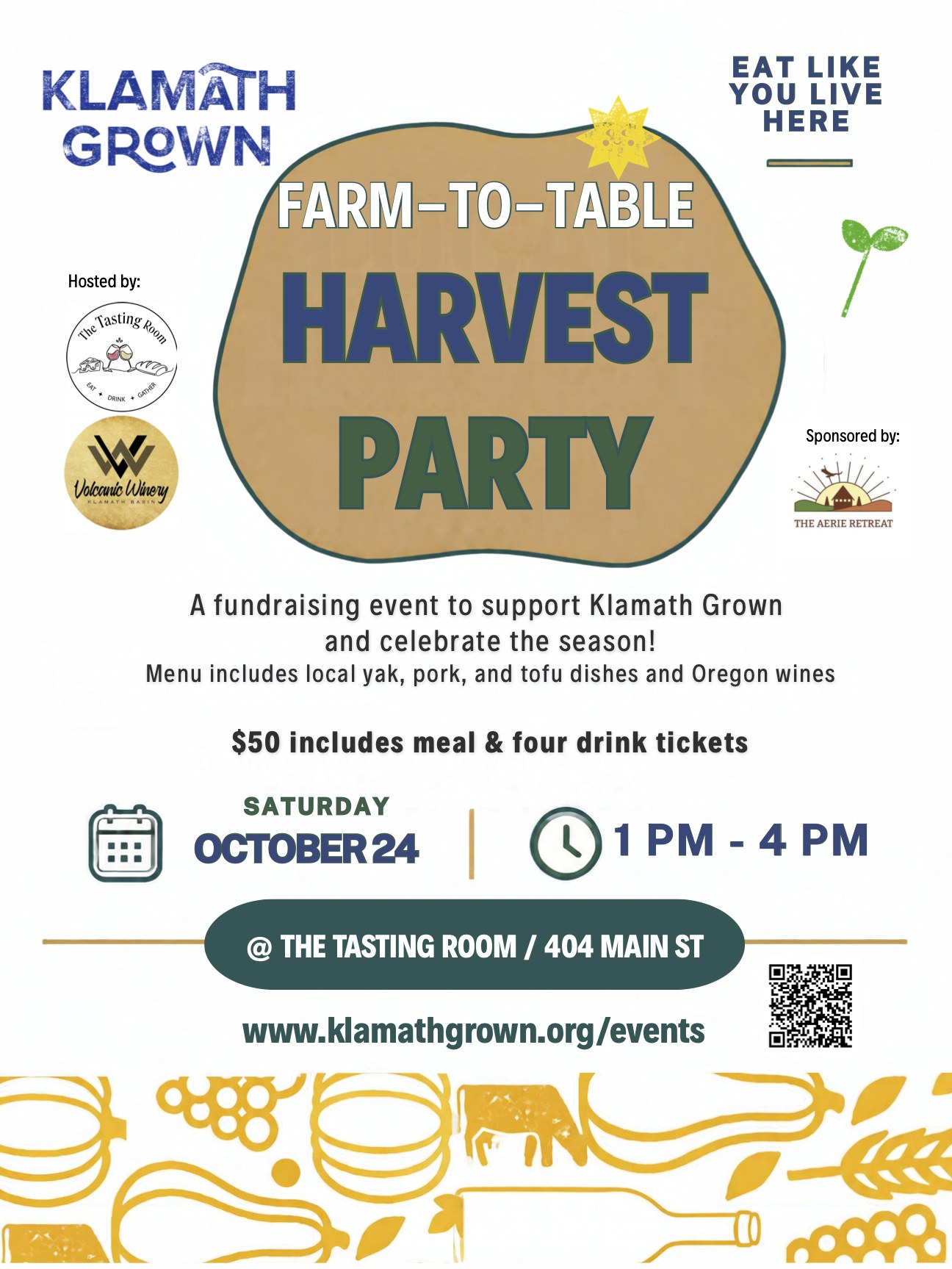 October Farm to Table Fundraiser