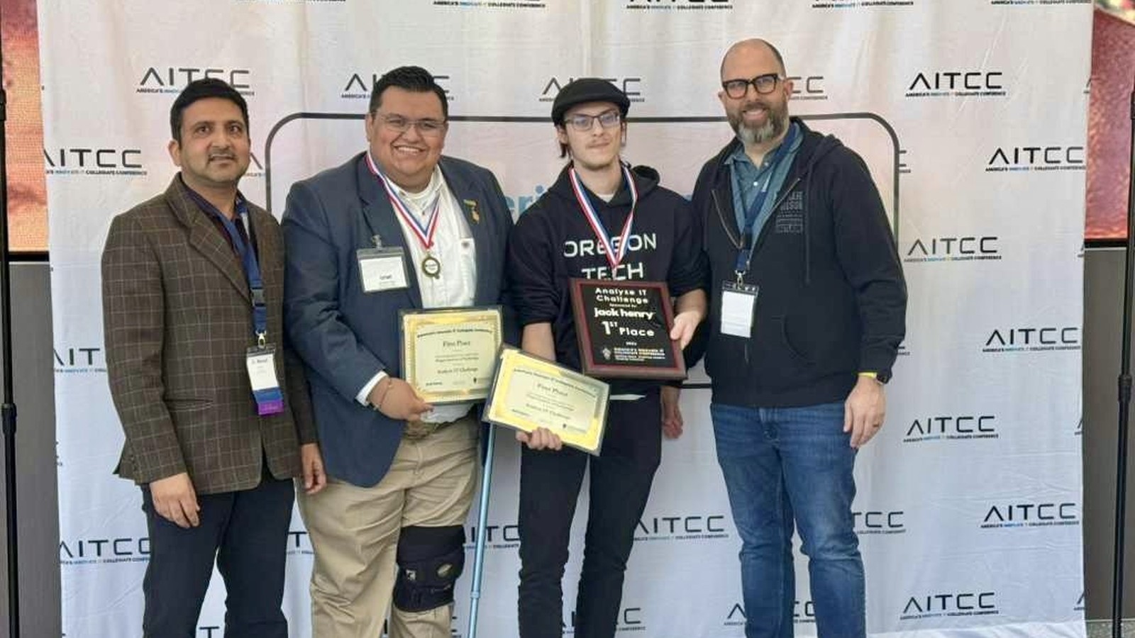 Uriel Aguilar Torres and Aiden Kimberling First Place