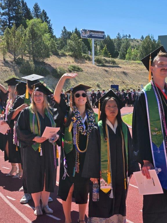 Miranda (left) and Amoi (right) at Oregon Tech