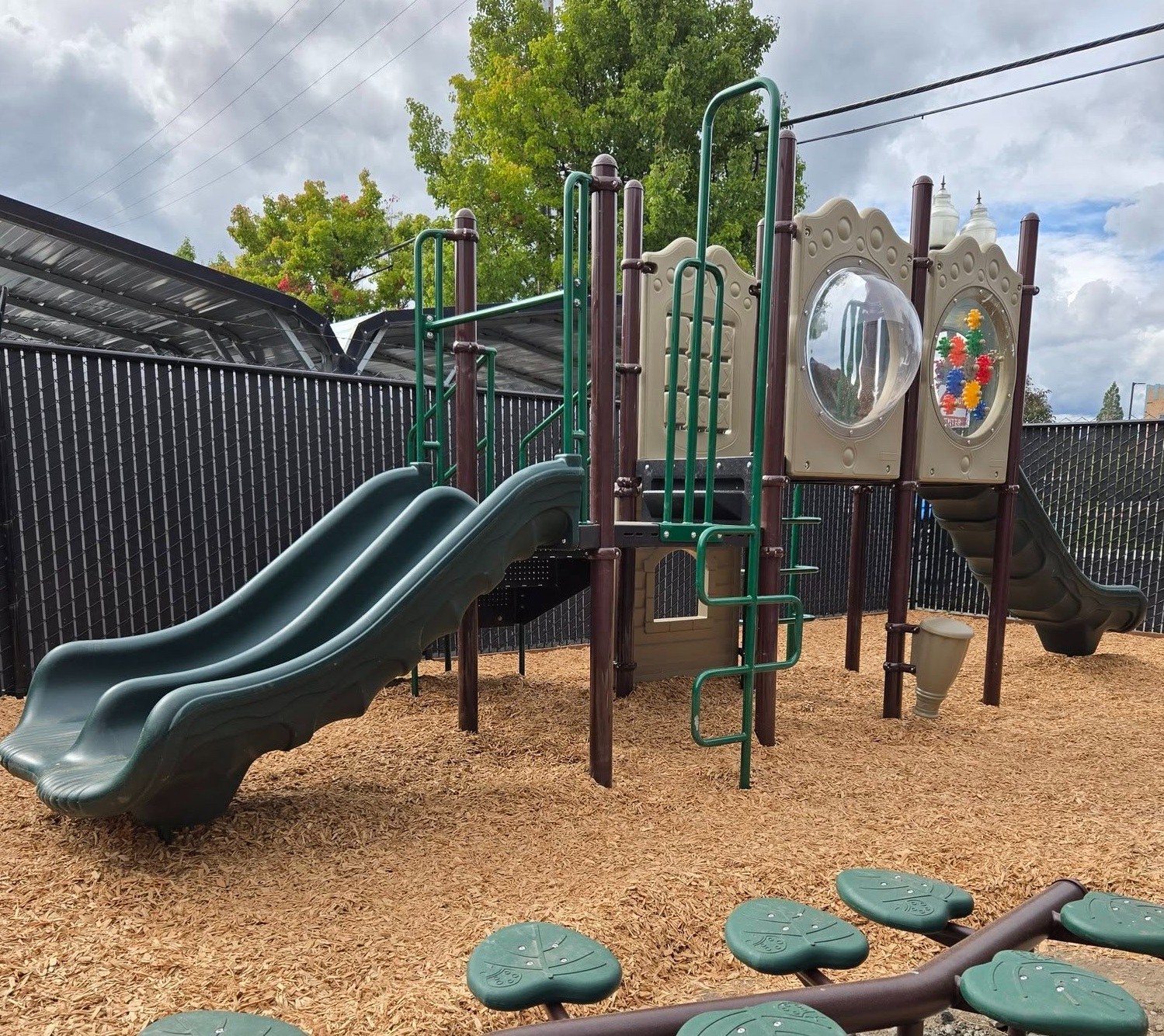 Play structure at BRIDGE Clinic