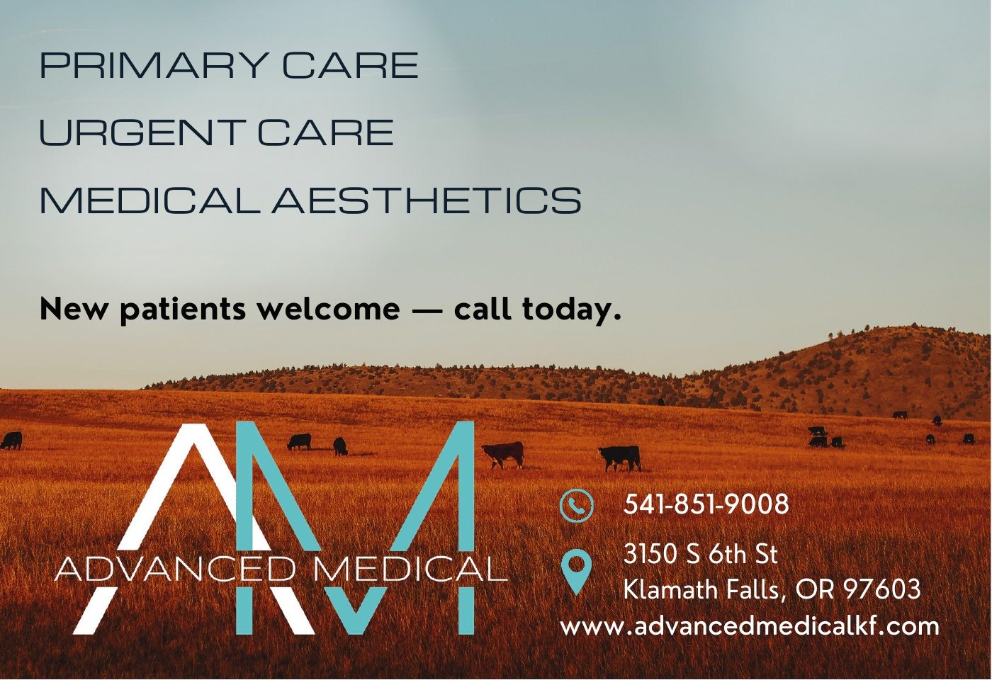 Advanced Medical Care advertisement in Klamath Living