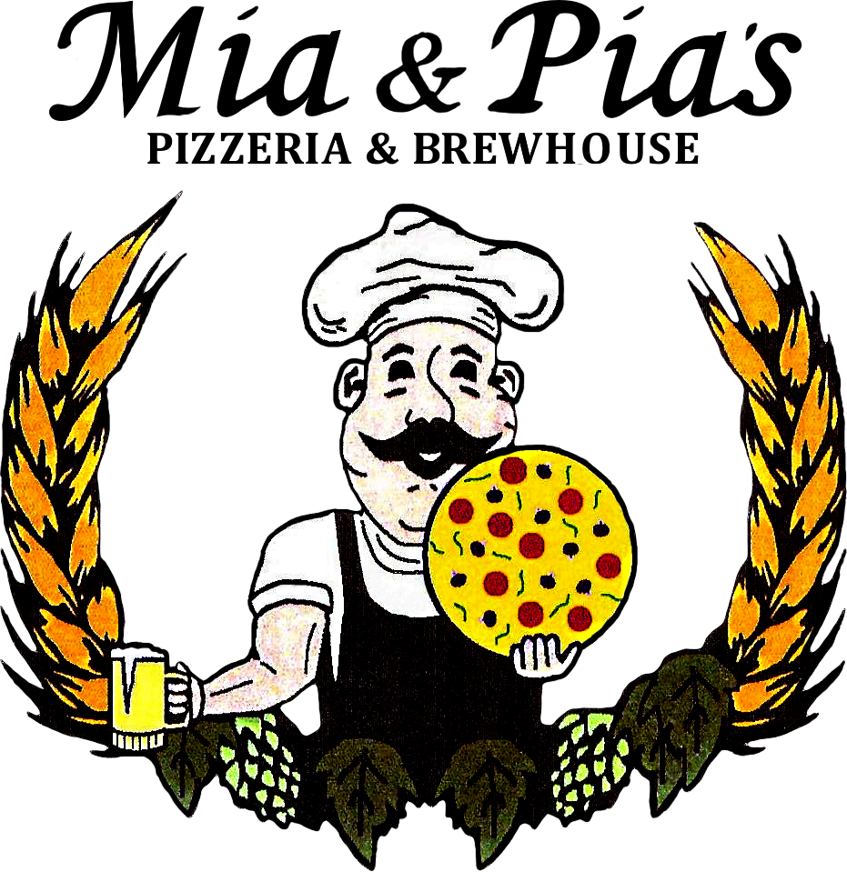 Mia & Pia's Pizzeria & Brewhouse logo