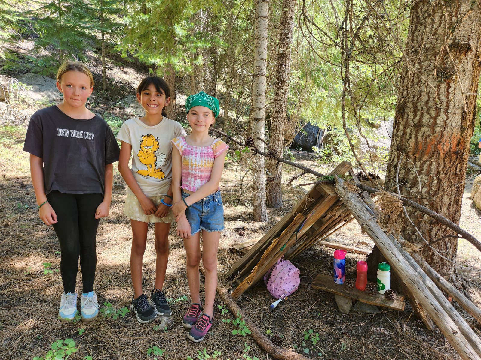 Last year’s Youth Leaders Camp included activities such as shelter building.