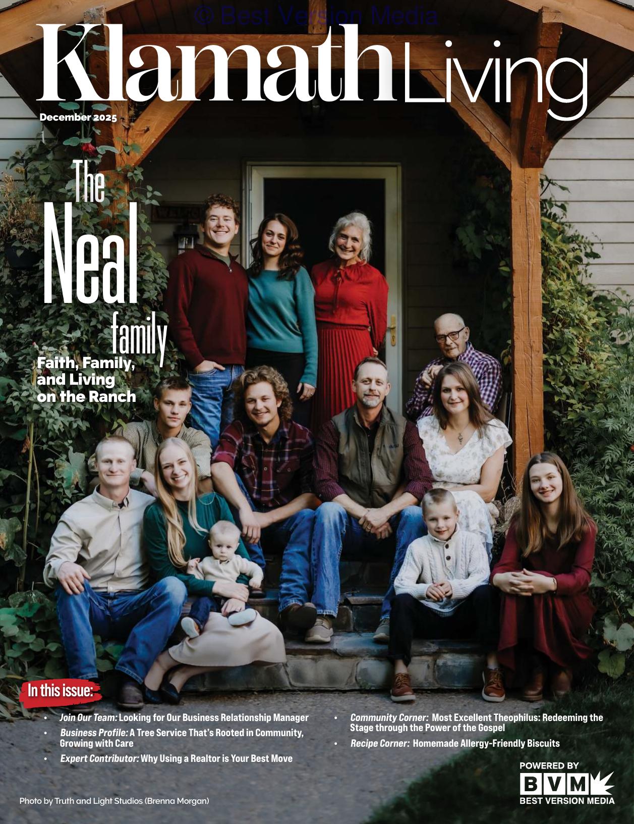 Klamath Living December 2025 cover