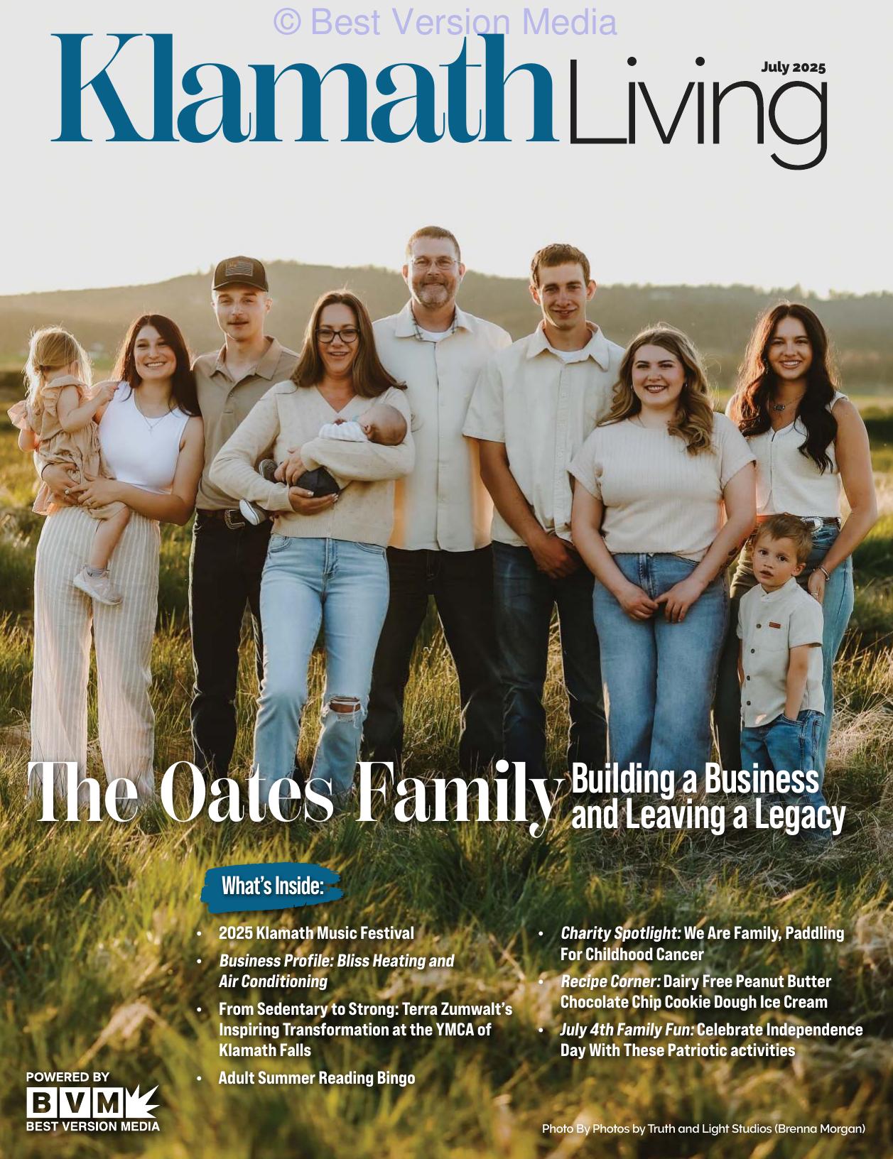 Klamath Living July 2025 cover