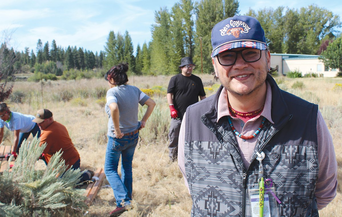 TERO Director Joshua Delorme smiling outdoors at the Chiloquin worksite