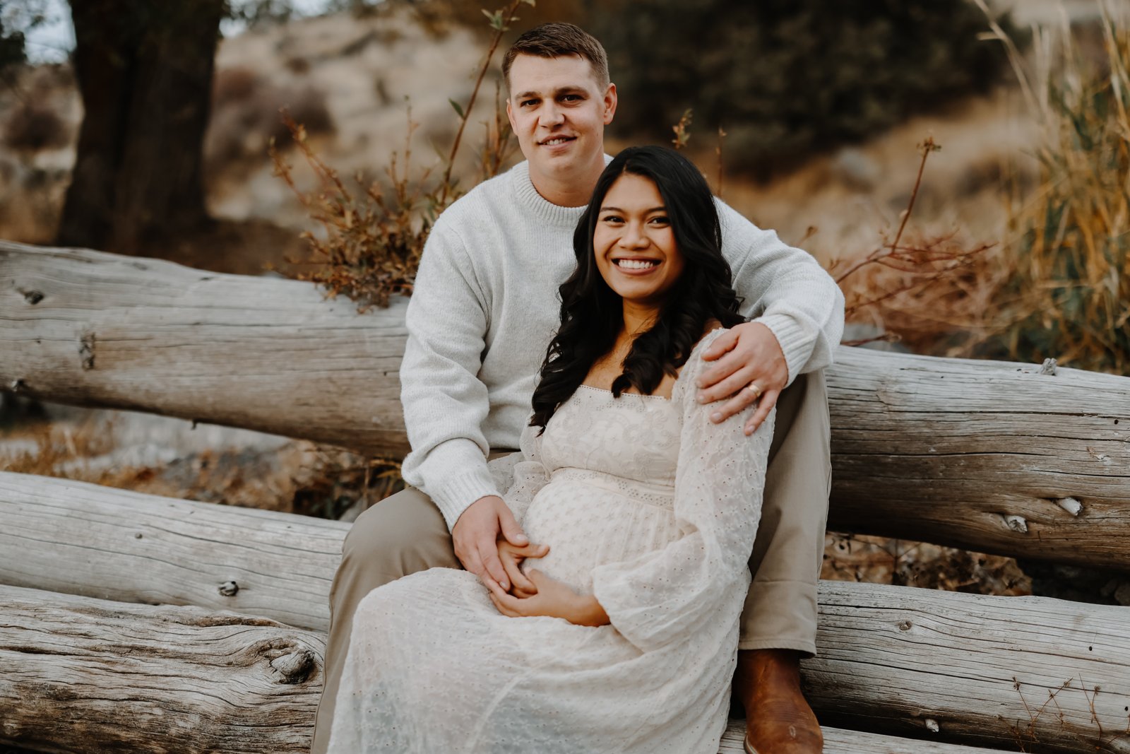 Matt and Putri Bemis, the family behind Blue Collar Family Construction. Photo: Brenna Morgan for Klamath Living