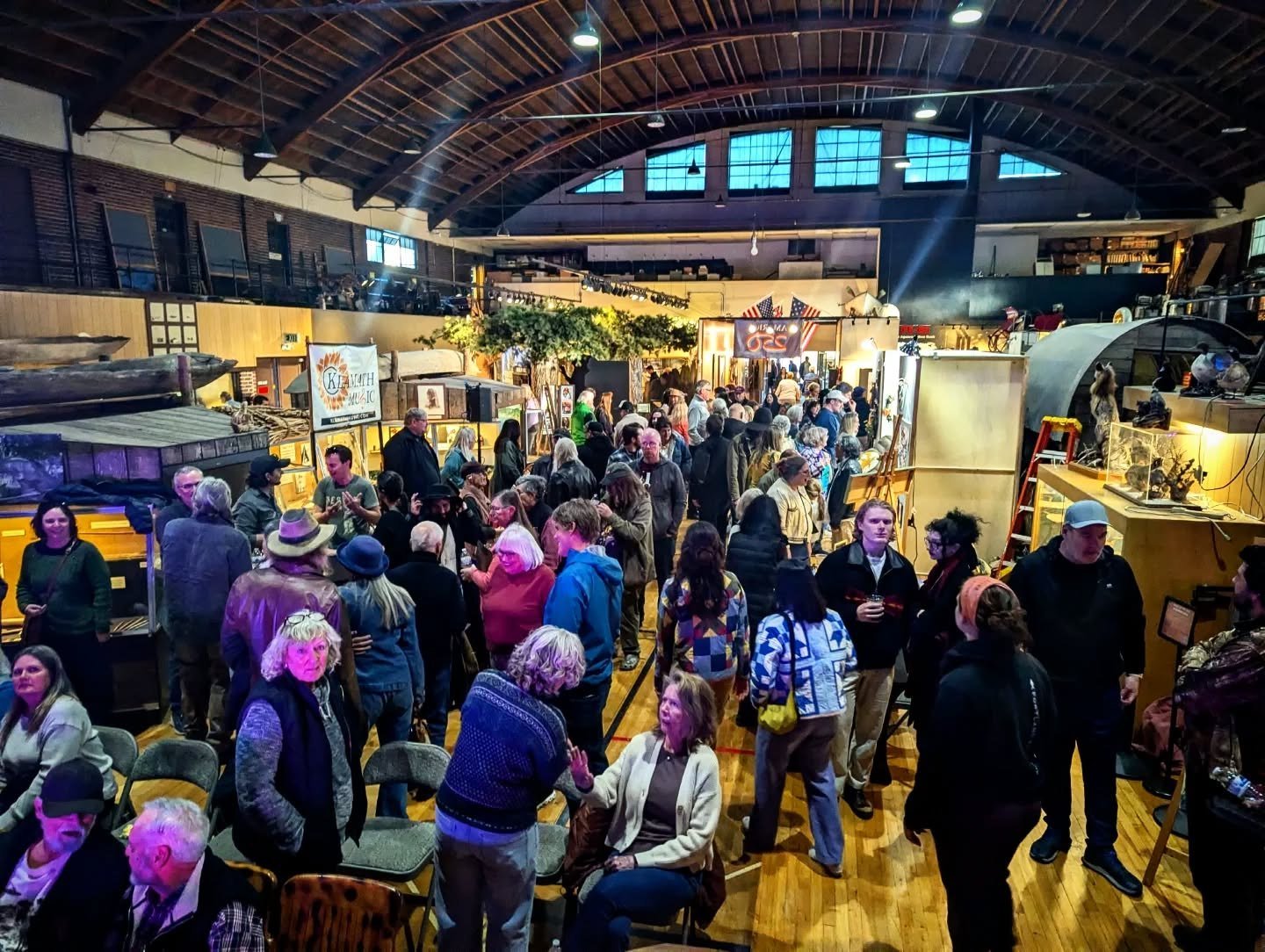 A packed house for Under Klamath Skies at the Klamath County Museum