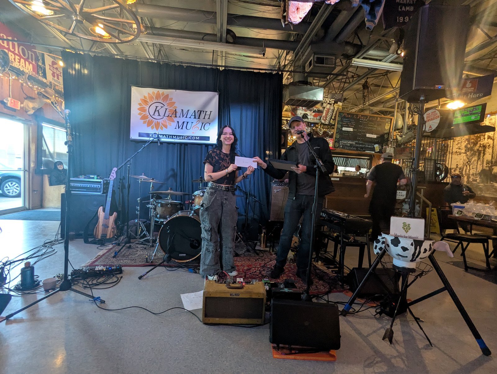 Live on the Klamath Stage